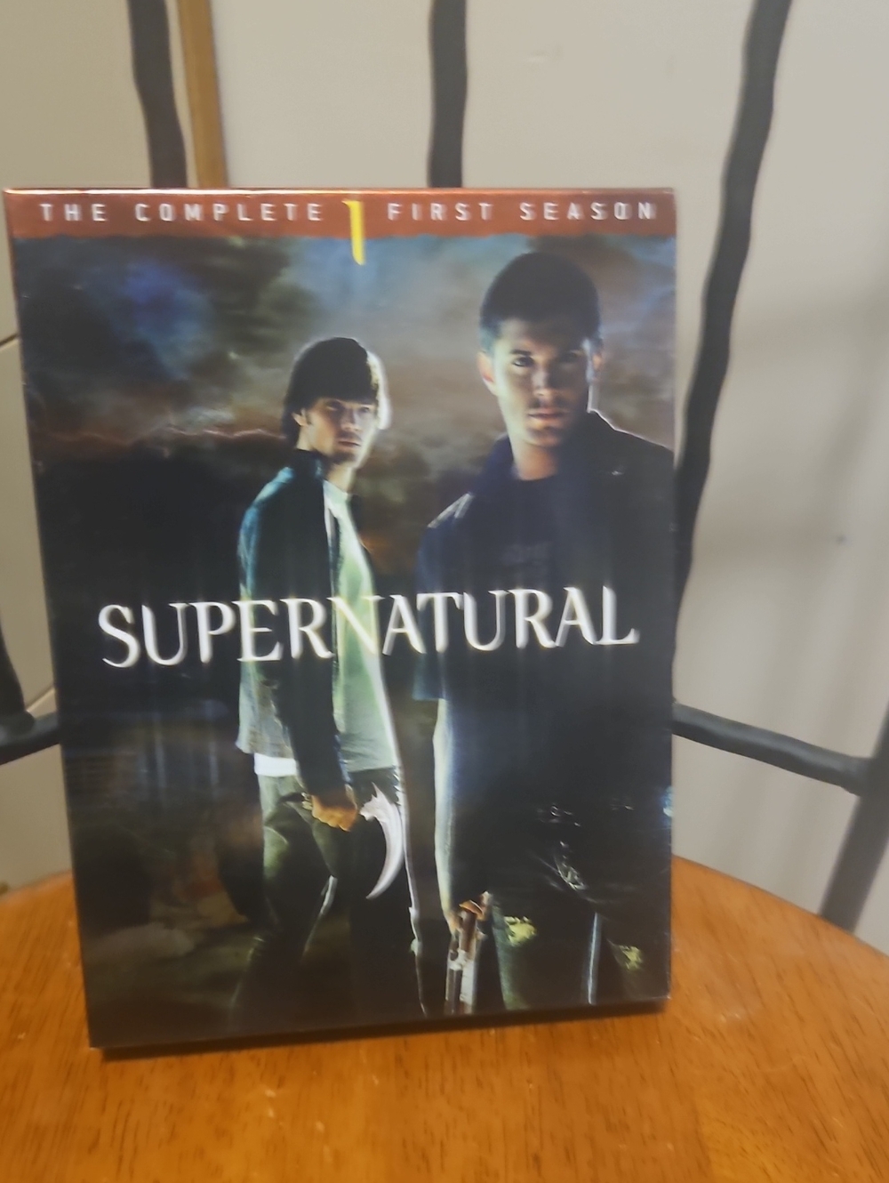 Supernatural The Complete First Season DVD - Black & Dark Blue Cover